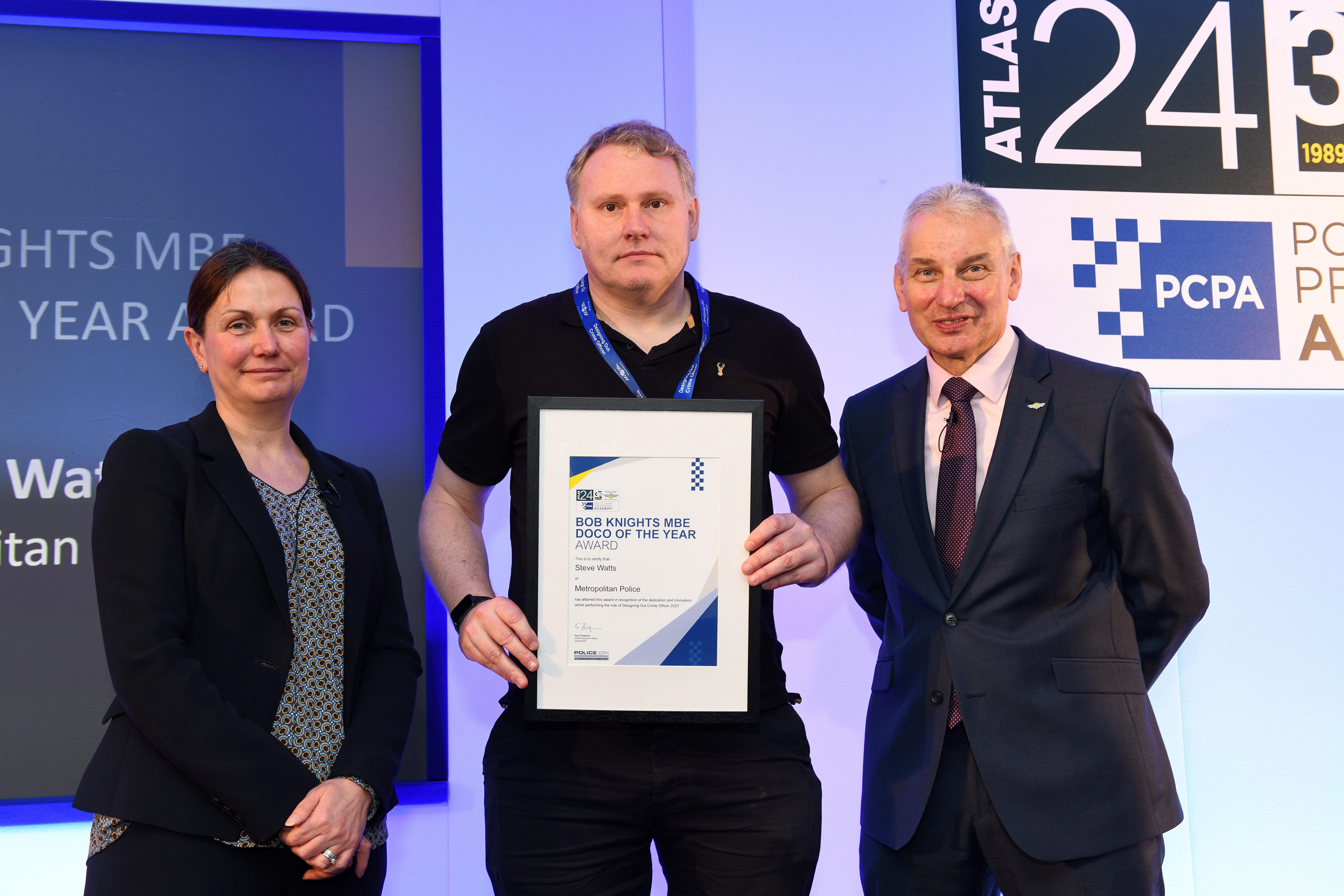 Met Designing Out Crime Officer receives award for contributions to crime prevention