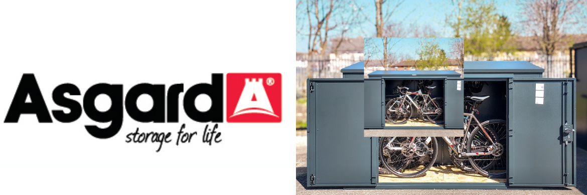 The Annexe Plus E - a new tough bike security storage solution from Asgard
