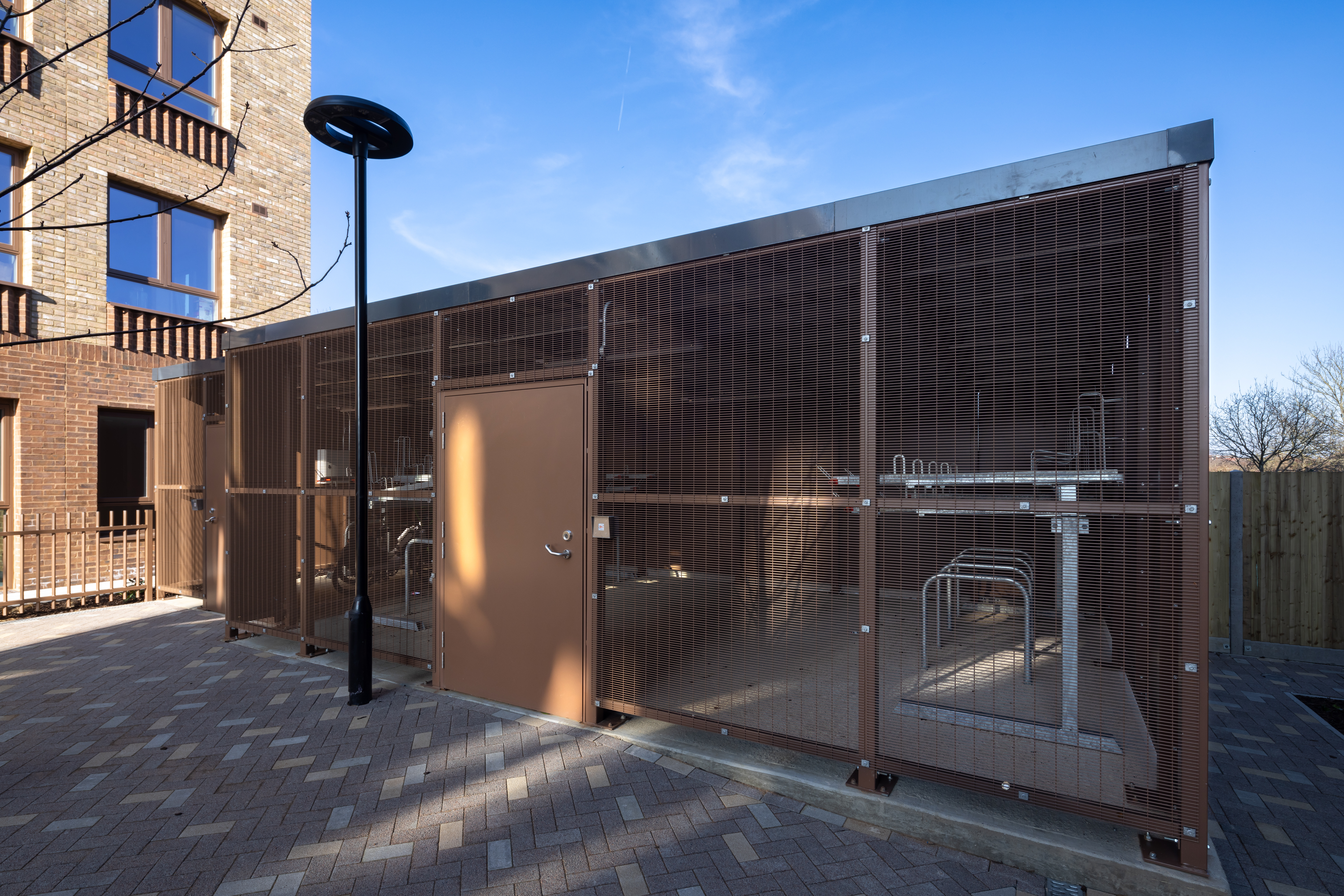 Clements Court bike shelters