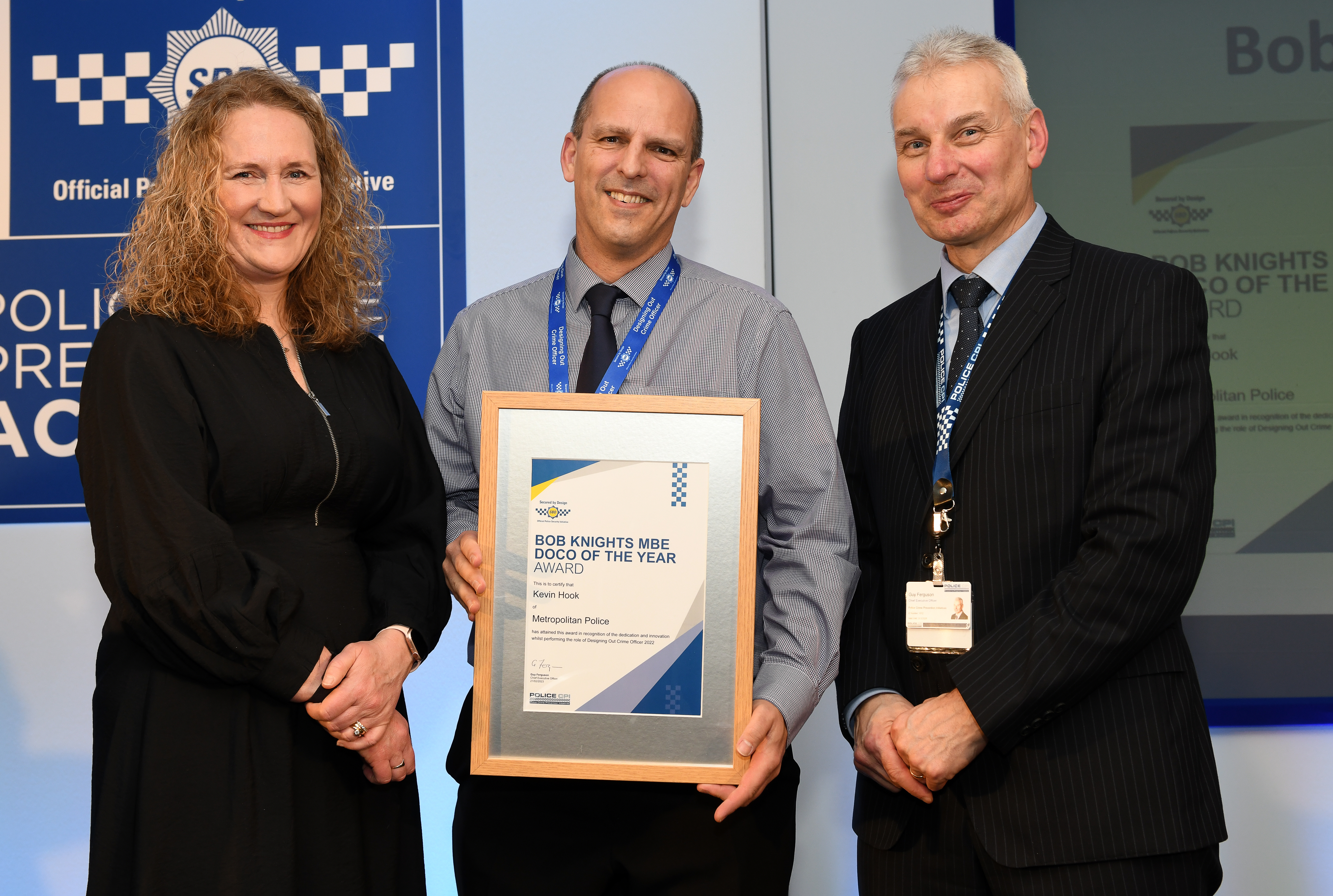 Designing Out Crime Officer receives award for significant contributions to crime prevention