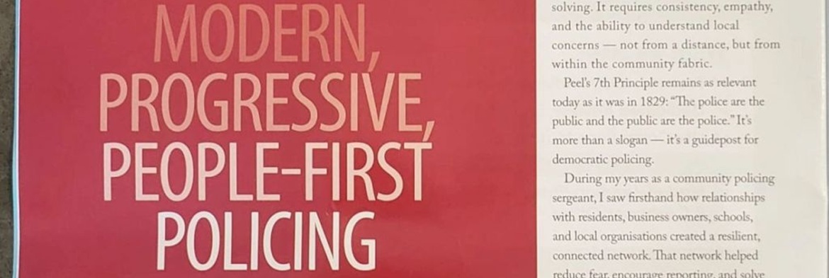 Modern, progressive, people-first policing