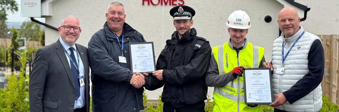 Homes in Mayfield, Dalkeith gain Secured by Design’s top award