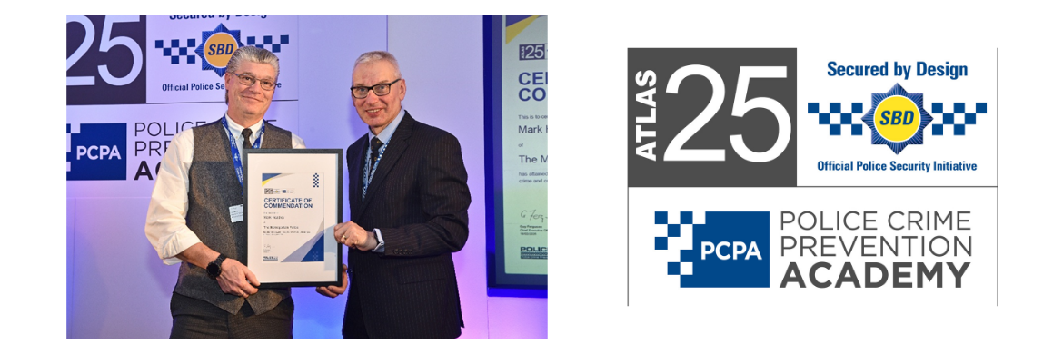 ATLAS commendation for Designing out Crime Officer in South London
