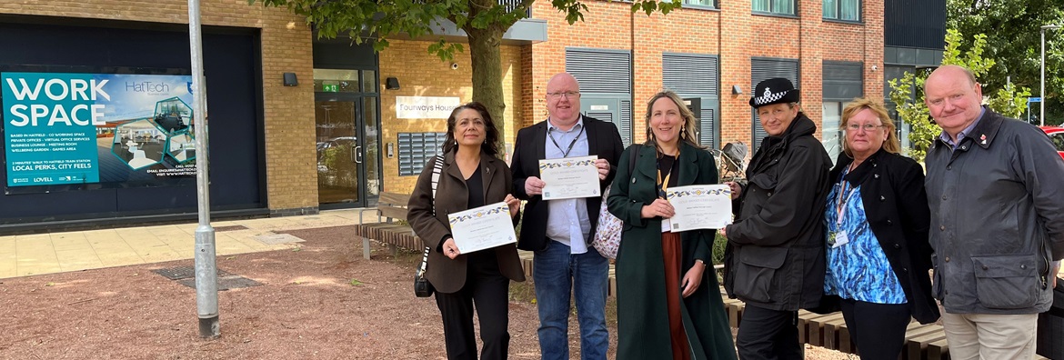Hatfield’s One Town Centre development achieve Secured by Design Gold Awards