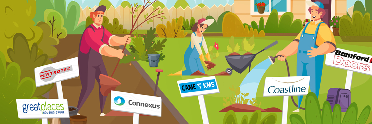 Three SBD member companies respond to plea from resident, aged 100, to help with community garden