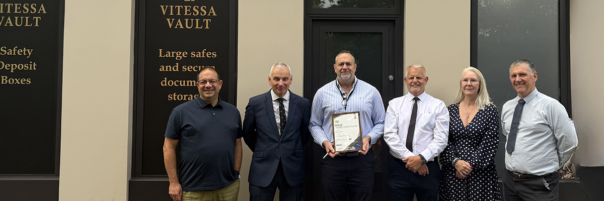 Vitessa Vault Security Achieves Secured by Design Gold