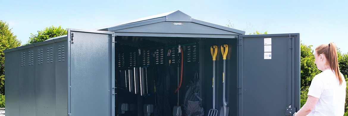 Asgard’s new SBD accredited XXXL Metal Garden Sheds