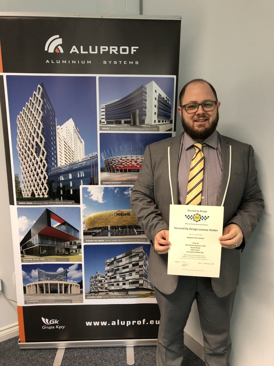 Aluprof certificate presentation