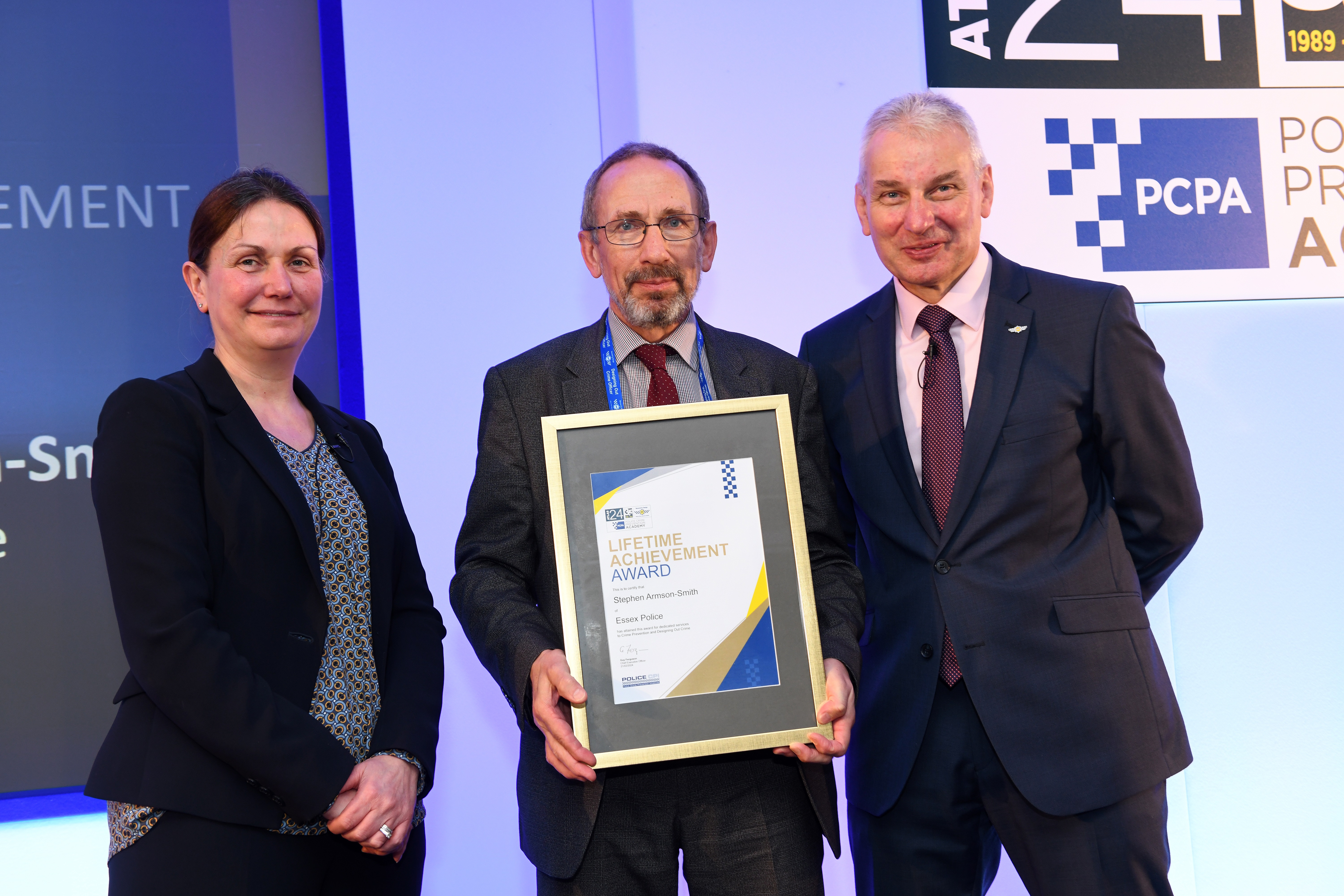 Lifetime Achievement Award for Essex Designing Out Crime Officer Lifetime Achievement Award for Essex Designing Out Crime Officer