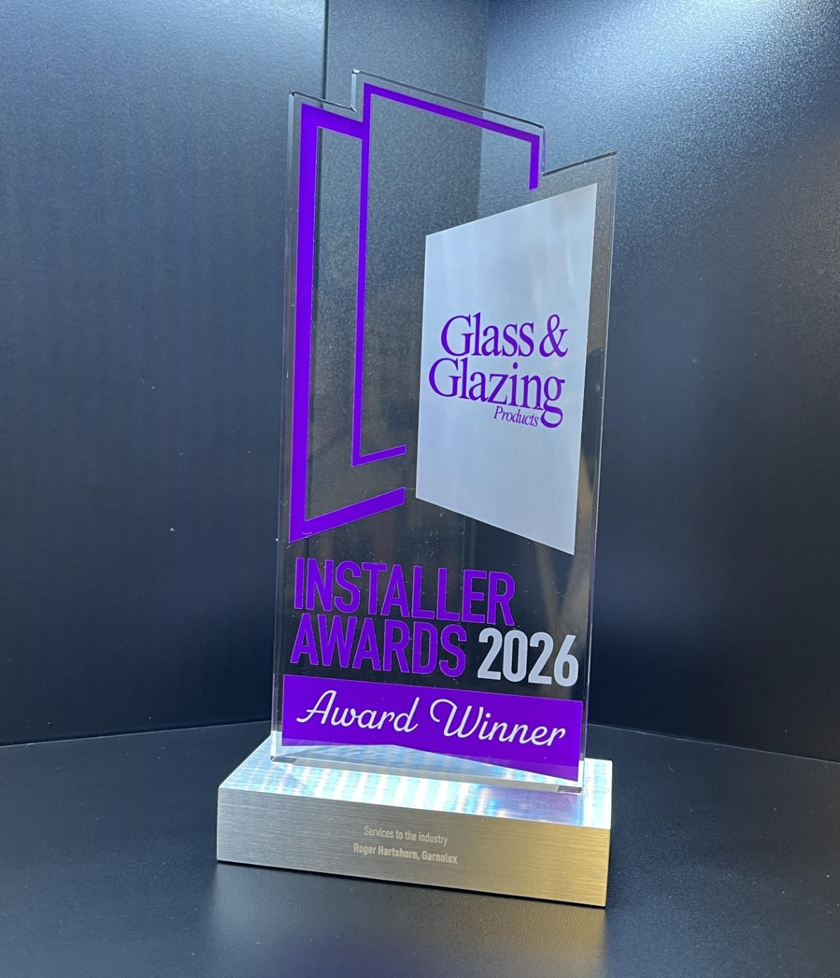 Roger Hartshorn Recognised at GGP Installer Awards Roger Hartshorn Recognised at GGP Installer Awards