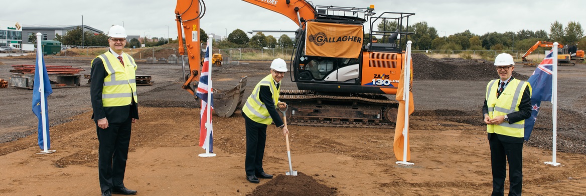Gallagher ‘breaks ground’ at new European headquarters