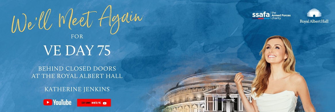 Katherine Jenkins Performs Behind Closed Doors At The Royal Albert Hall For VE Day 75 Commemoration