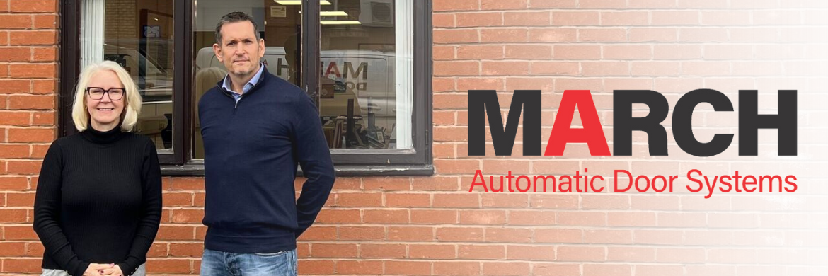 March Automatic Door Systems showcase sliding doorsets