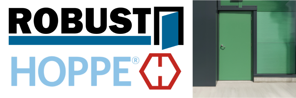 Robust UK partners with HOPPE (UK) to offer exclusive panic exit hardware on security doors