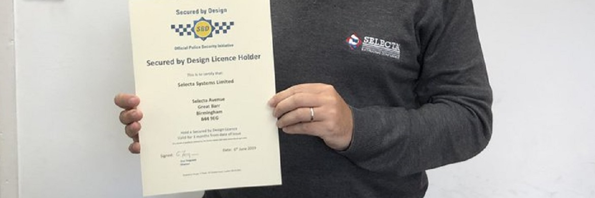 "Having SBD membership provides trades people and consumers with huge confidence in our window and door systems” - Selecta Systems renew with Secured by Design
