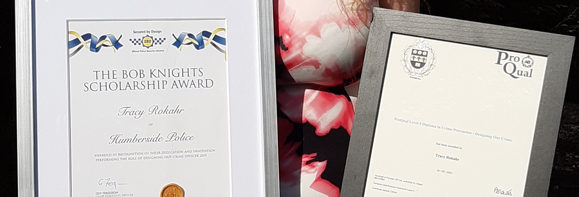 Humberside DOCO achieves Diploma in Designing Out Crime