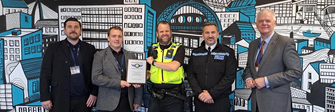 The University of Sunderland secures police award for security