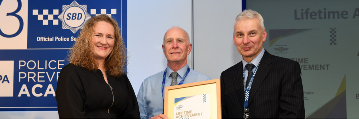 Designing Out Crime Officer receives Lifetime Achievement Award