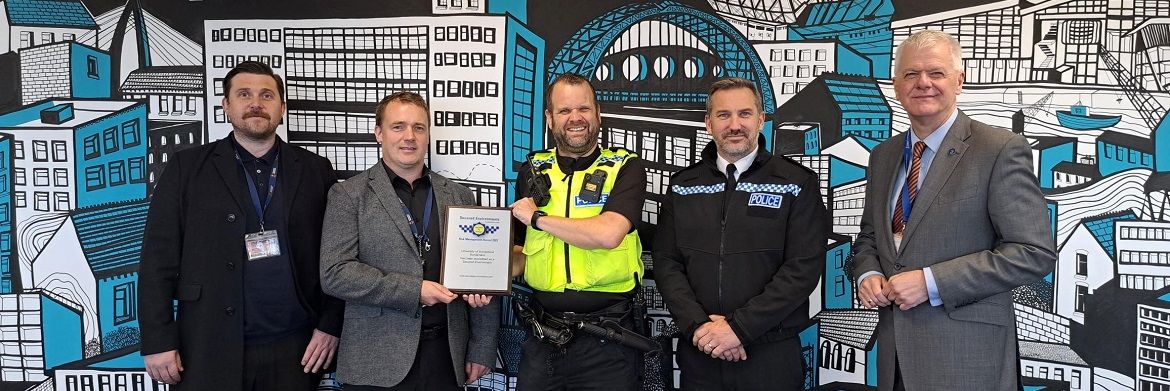 The University of Sunderland secures police award for security