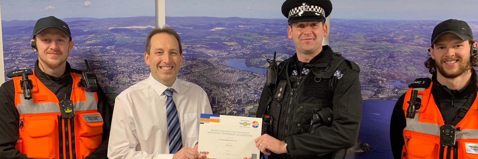 Plymouth Against Retail Crime achieves National Standards Accreditation with ‘outstandingly high score’