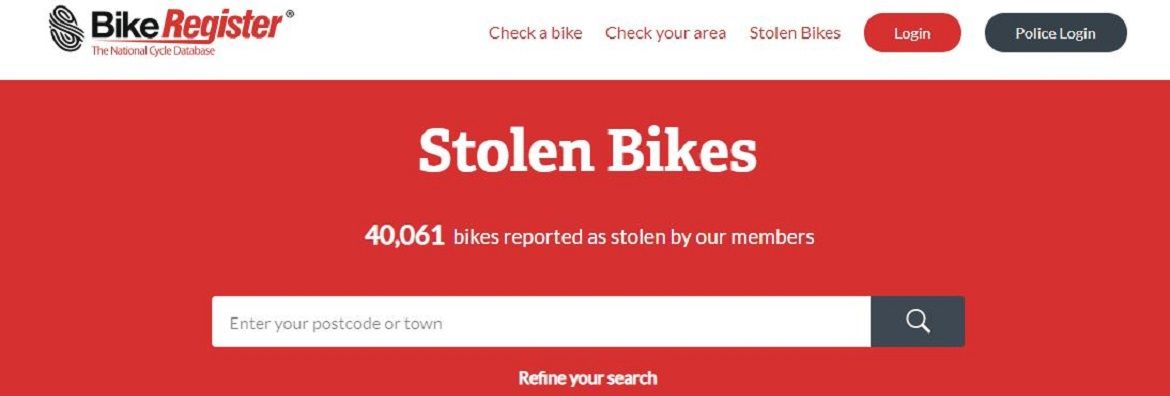 Seen a stolen bike for sale online? You can now message the owner direct to alert them