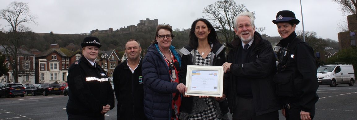 Dover Partnership Against Crime receive new Police Crime Prevention Initiatives BCRP accreditation